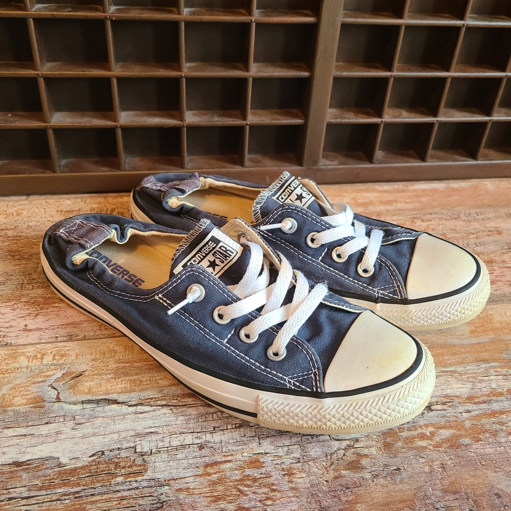 Converse Navy Blue Low-Top Sneakers Women's Size 10